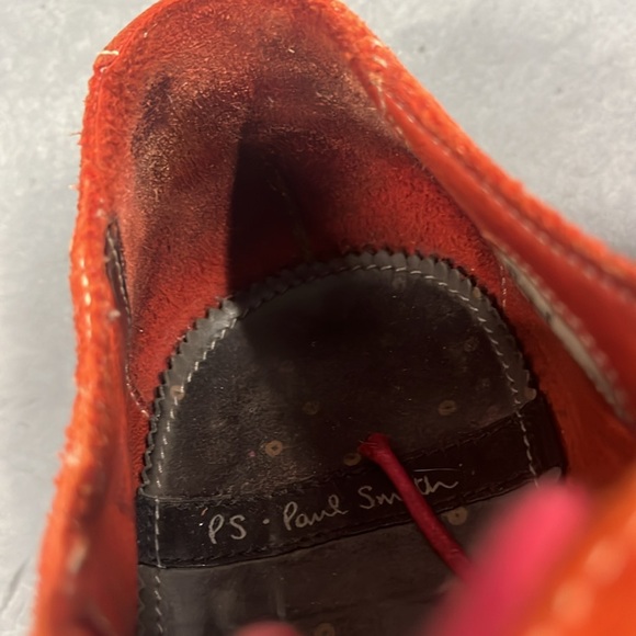 USED Paul Smith orange suede dip-dyed brogues Size 7 UK - Picture 13 of 16